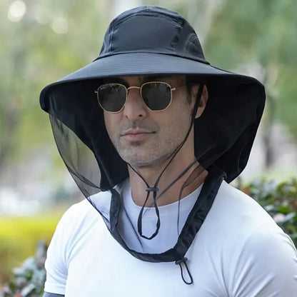 Lightweight Outdoor Sun and Bug Protection Hat - Fesara