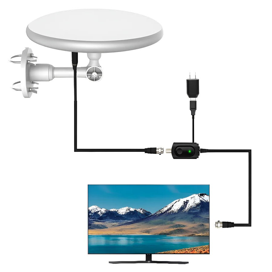 Ultra HD Outdoor TV Antenna for Free Channels