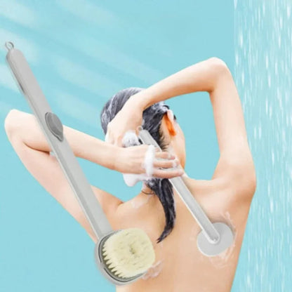 Exfoliating Back Scrubber with Long Handle for Shower
