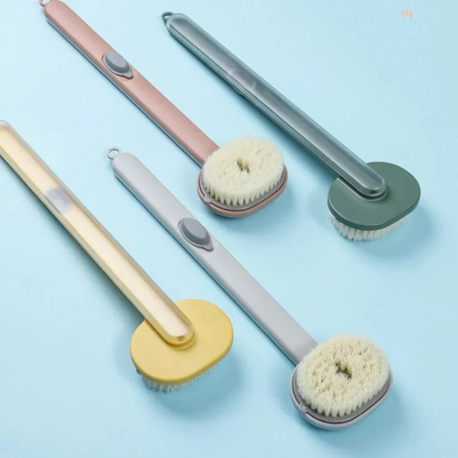 Exfoliating Back Scrubber with Long Handle for Shower