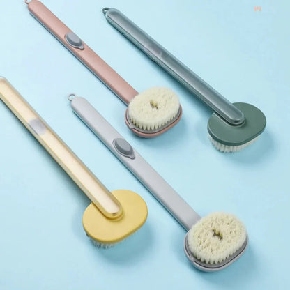 Exfoliating Back Scrubber with Long Handle for Shower