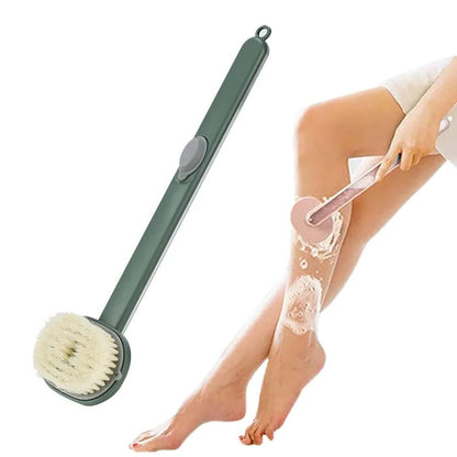 Exfoliating Back Scrubber with Long Handle for Shower