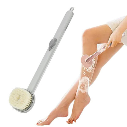 Exfoliating Back Scrubber with Long Handle for Shower