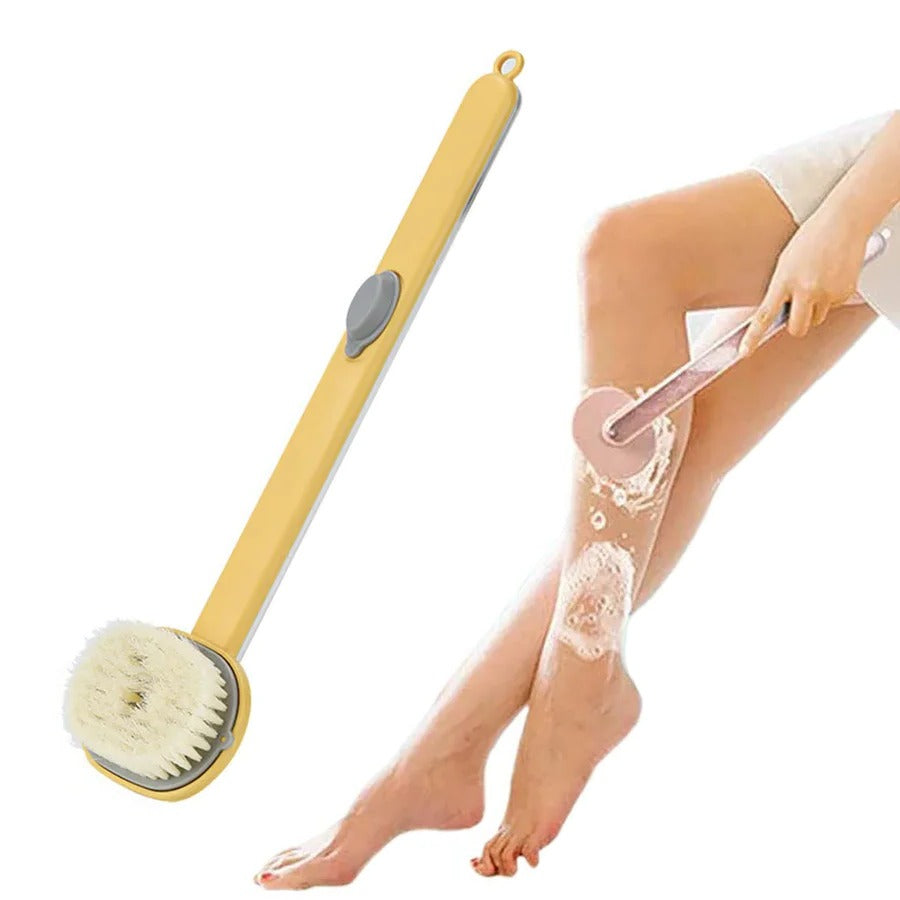 Exfoliating Back Scrubber with Long Handle for Shower