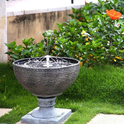 Solar Powered LED Water Fountain - Fesara
