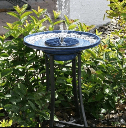 Solar Powered LED Water Fountain