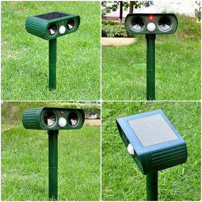Outdoor Solar Animal Repeller Ultrasonic Device