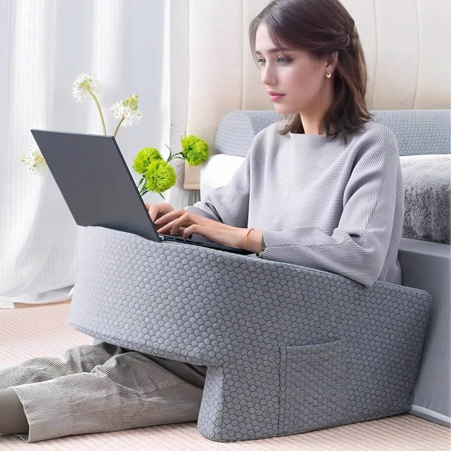 Comfortable Reading Pillow with Armrest and Backrest Support - Fesara