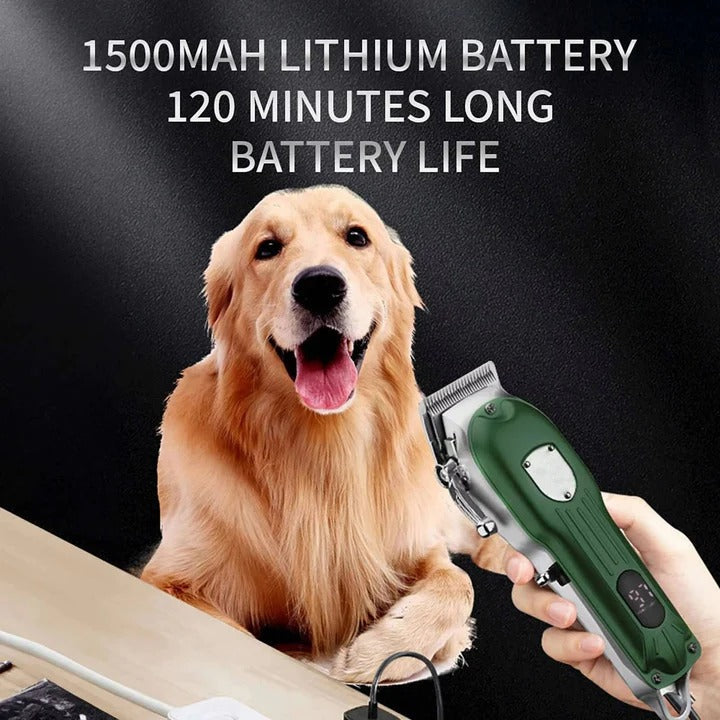 Premium Cordless Dog Grooming Clippers Kit