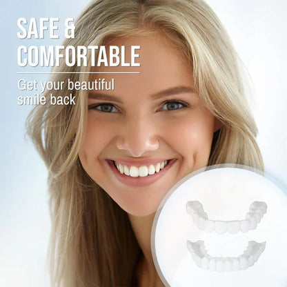 Reusable Snap On Smile Veneers for Top and Bottom Teeth