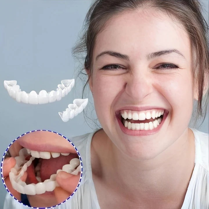 Reusable Snap On Smile Veneers for Top and Bottom Teeth