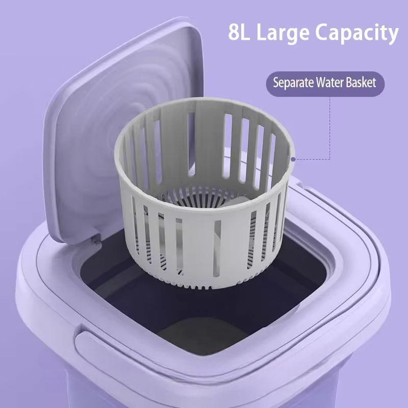 Portable Compact 8L Laundry Washer Dryer