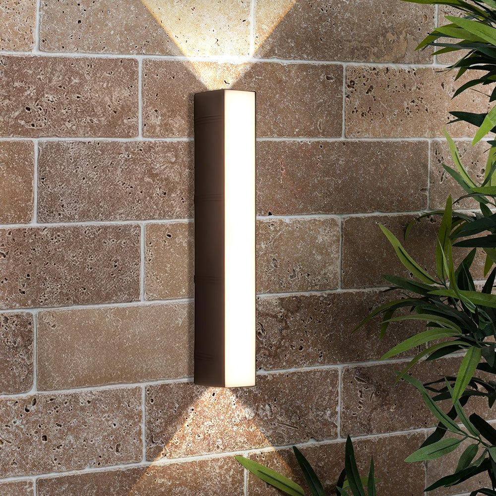Modern Outdoor Sconce UpDown Exterior Lighting Fixture - Fesara
