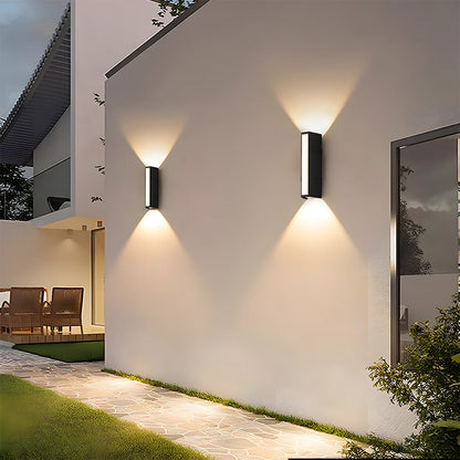 Modern Outdoor Sconce UpDown Exterior Lighting Fixture