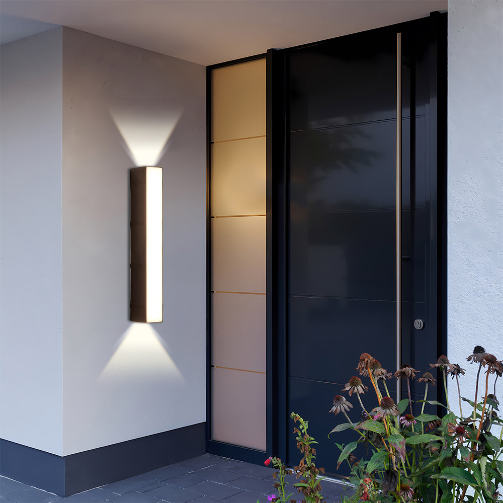 Modern Outdoor Sconce UpDown Exterior Lighting Fixture