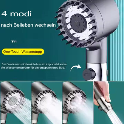 Strong Turbo Shower Head for Powerful Cleaning