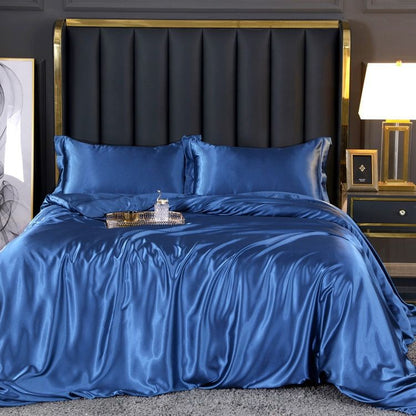 Soft Premium 4-Piece Silk Bed Set