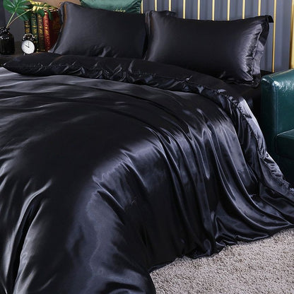 Soft Satin Bedding Set for Deep Sleep