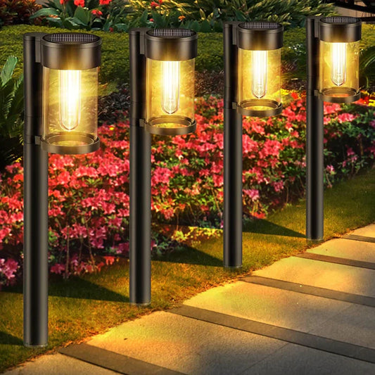 Premium Outdoor Solar Panel Garden Lights - Fesara