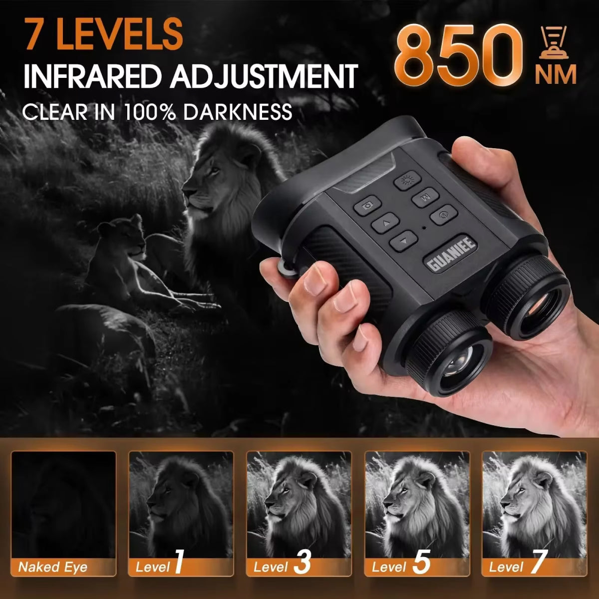 Clear Night Vision Goggles for Dark Environments