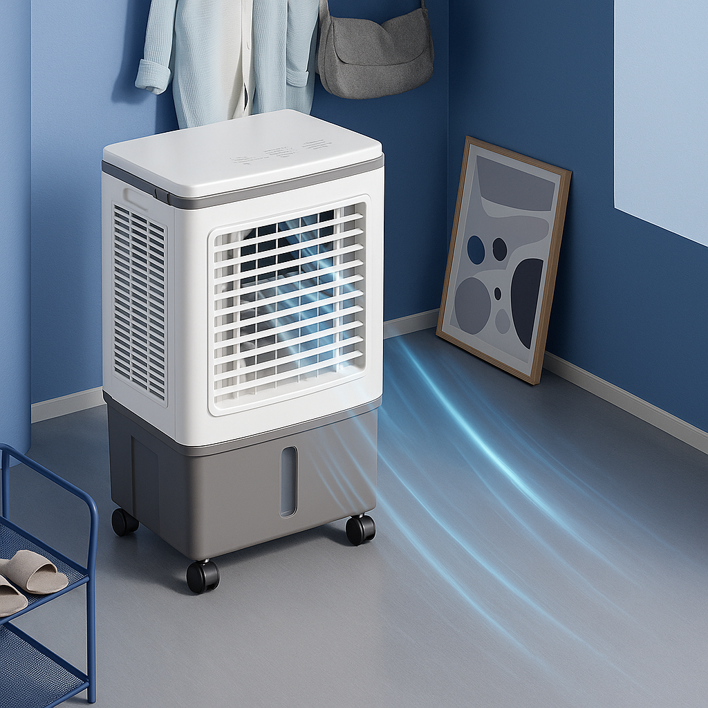 Powerful 4-in-1 Evaporative Air Cooler Fan