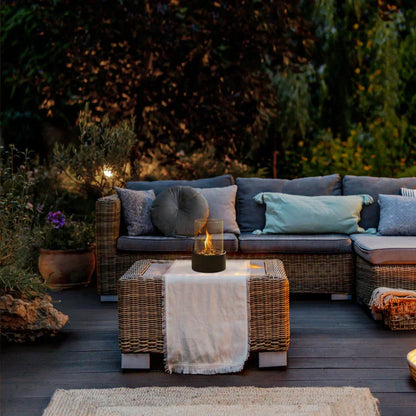 Warm Ambient Table Top Fire Lantern for Home Decor
