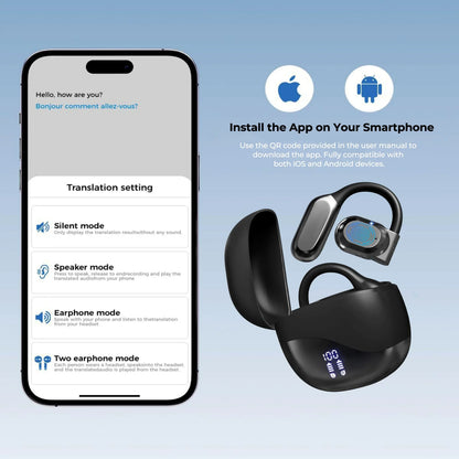 Wireless Universal Language Translator Earbuds