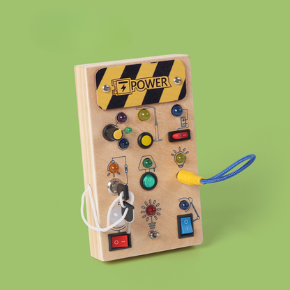 Interactive Wooden LED Sensory Toy for Toddlers