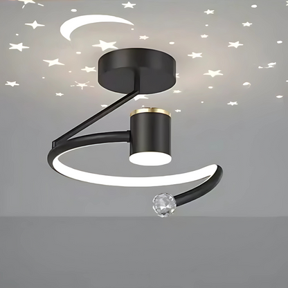 Stylish LED Starry Night Ceiling Light Fixture - Fesara