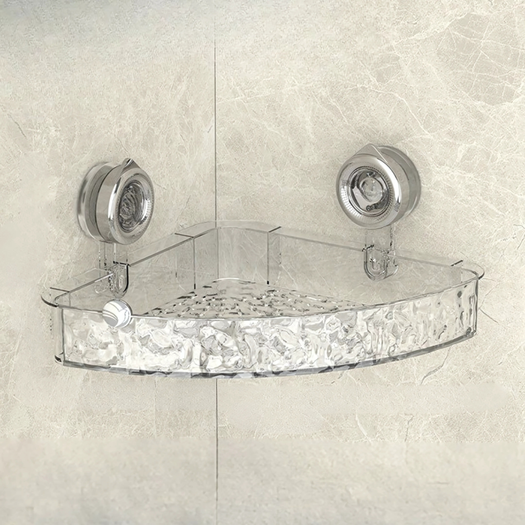 Corner Shower Shelf Suction Bathroom Storage Caddy