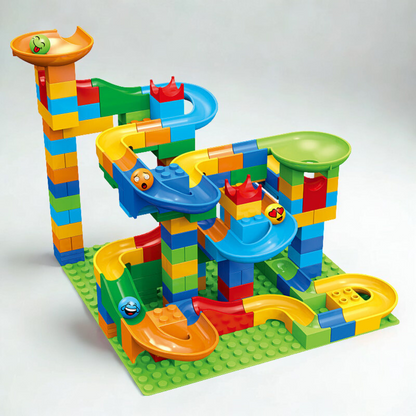 Fun Marble Run Construction Toy Blocks