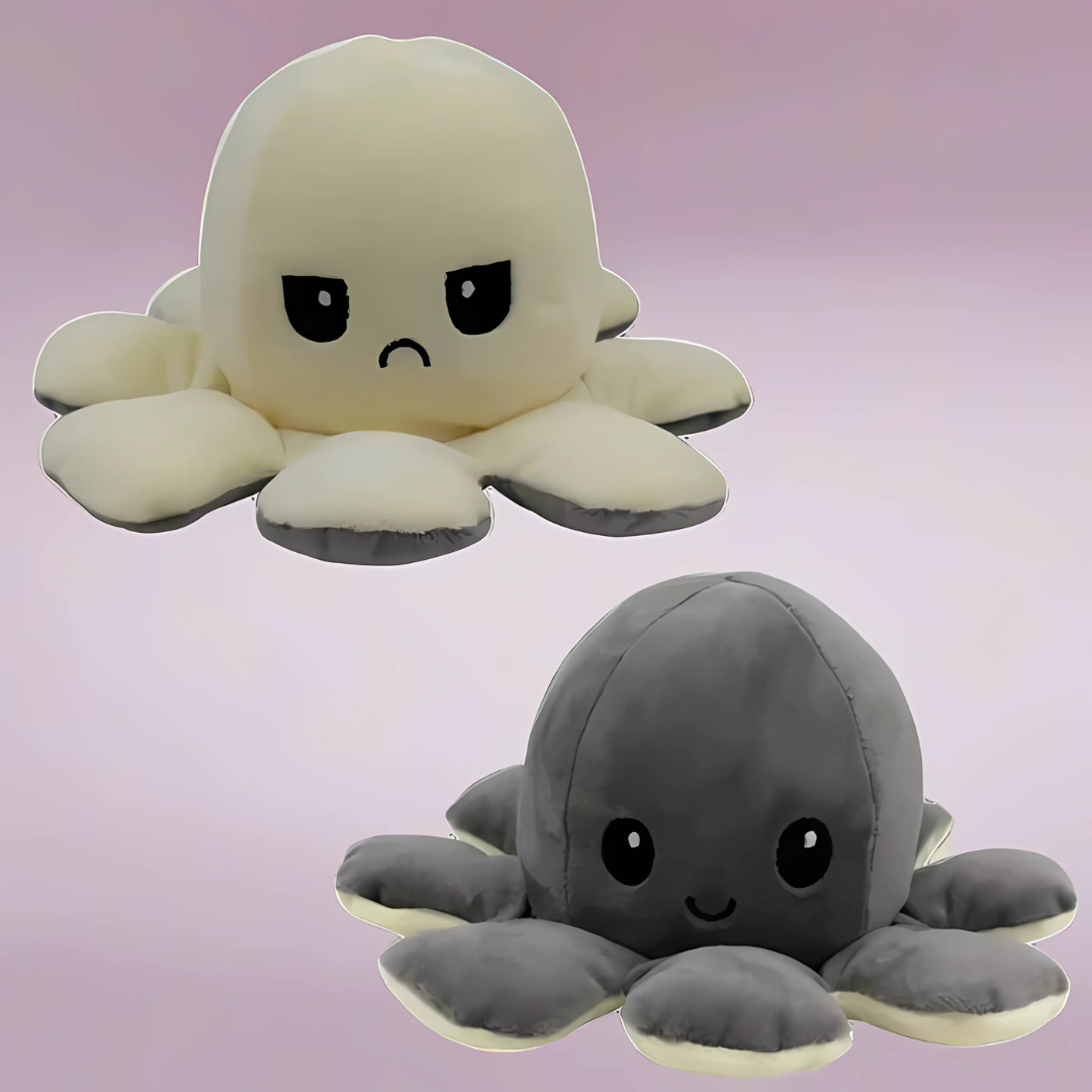 Cuddly Octopus Reversible Stuffed Animal Toy