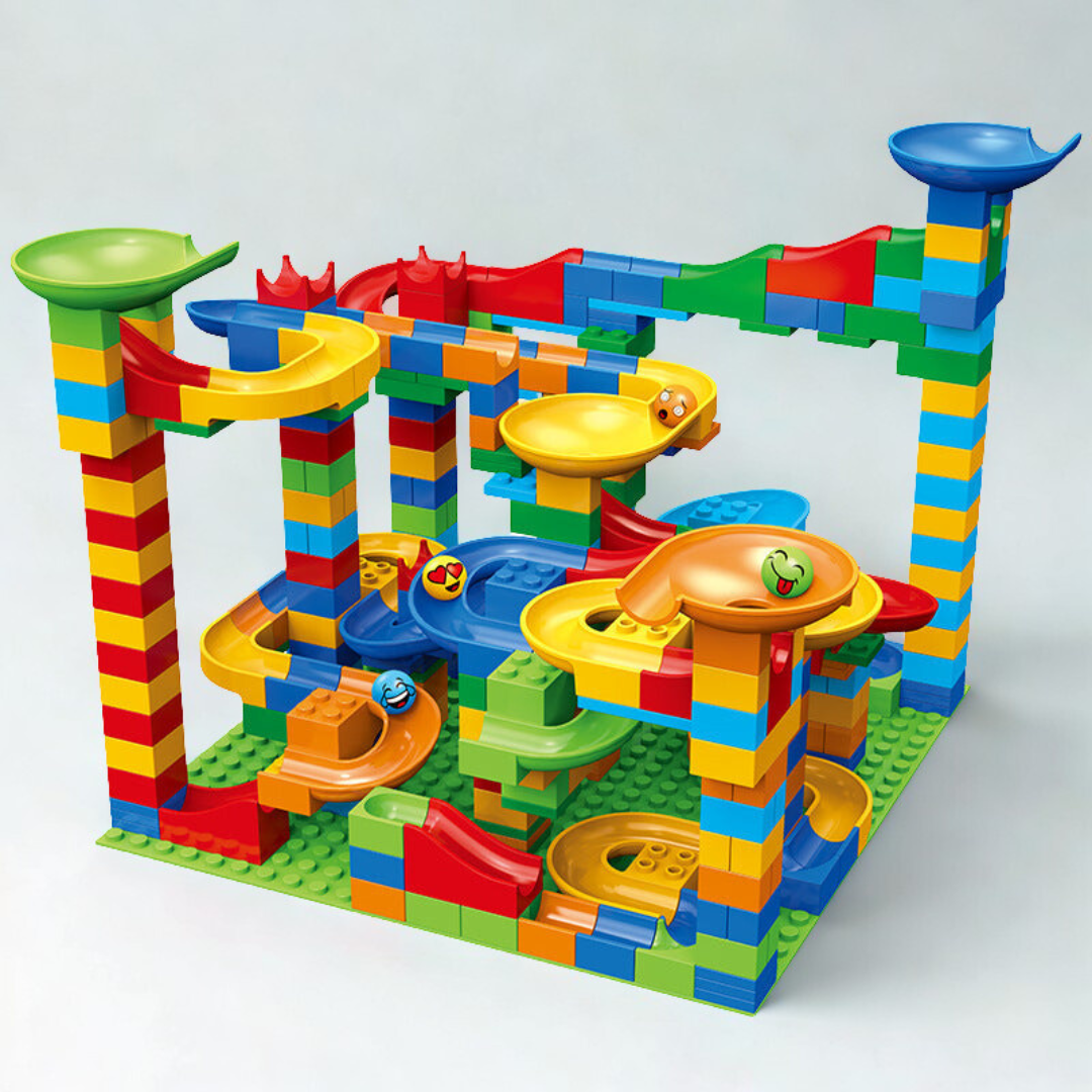 Fun Marble Run Construction Toy Blocks