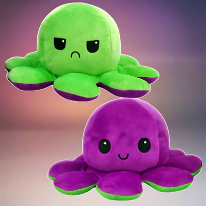 Cuddly Octopus Reversible Stuffed Animal Toy