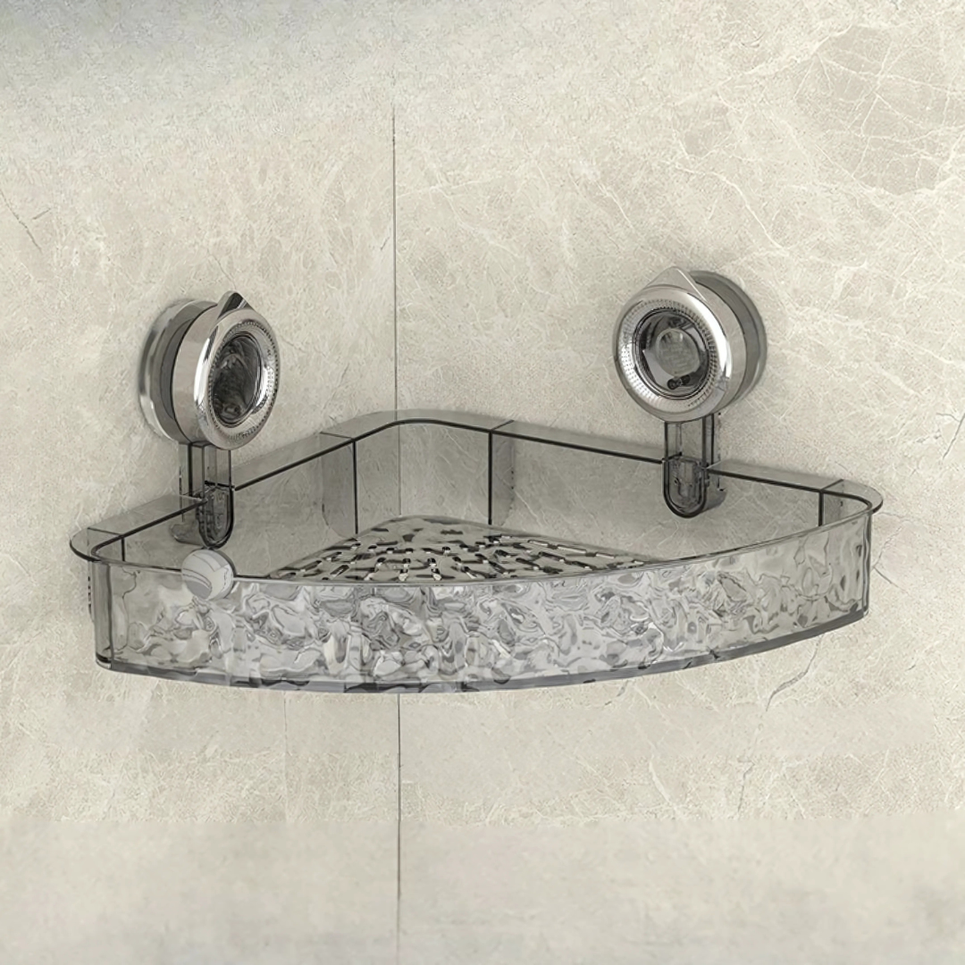 Corner Shower Shelf Suction Bathroom Storage Caddy - Fesara