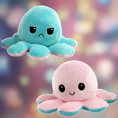 Cuddly Octopus Reversible Stuffed Animal Toy