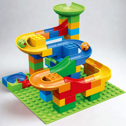 Fun Marble Run Construction Toy Blocks - Fesara