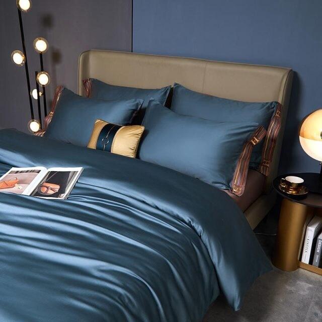 Luxury Blue Bedding Set