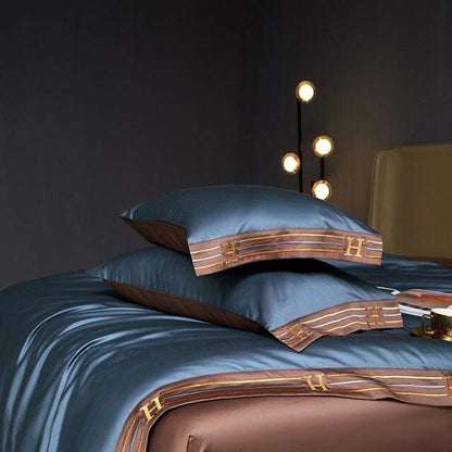 Luxury Blue Bedding Set