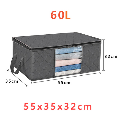Collapsible Plastic Storage Bins with Lids and Window