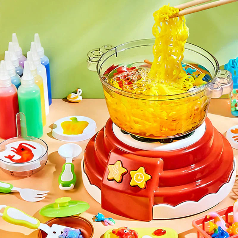Fun Kitchen Playset - Build Your Own 3D Food Figures