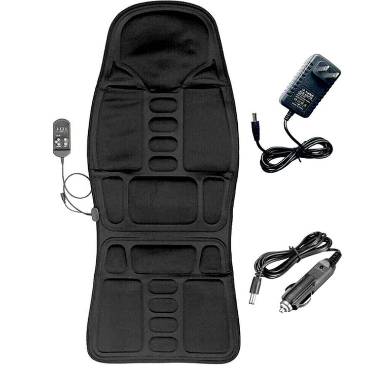 Relaxing Massage Seat Pad With Heated Neck Support Cushion