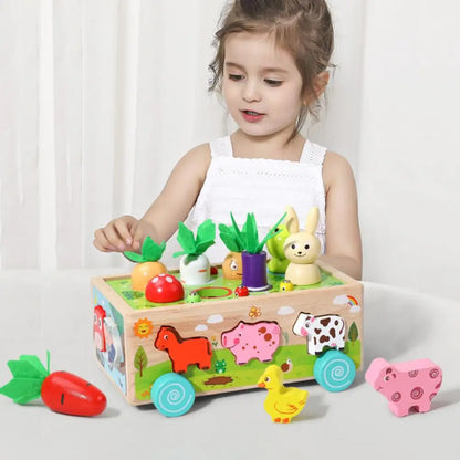 Fun Farm Toy Sorting Cart - Fesara