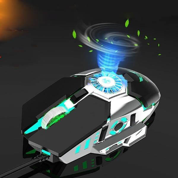 Portable USB Cooler Gaming Mouse