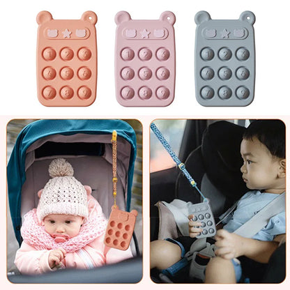 Soft Silicone Baby Teether Phone - Fesara