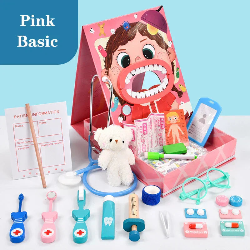Kids 3-in-1 Doctor Play Set with Store