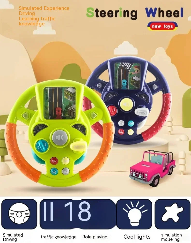 Small Racing Steering Wheel Toy
