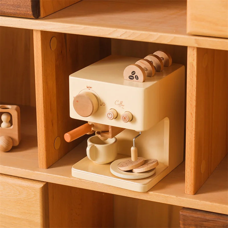 Classic Wood Coffee Playset