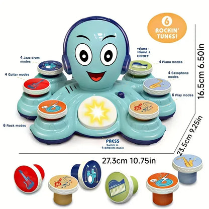 Colorful Octopus Music Toy