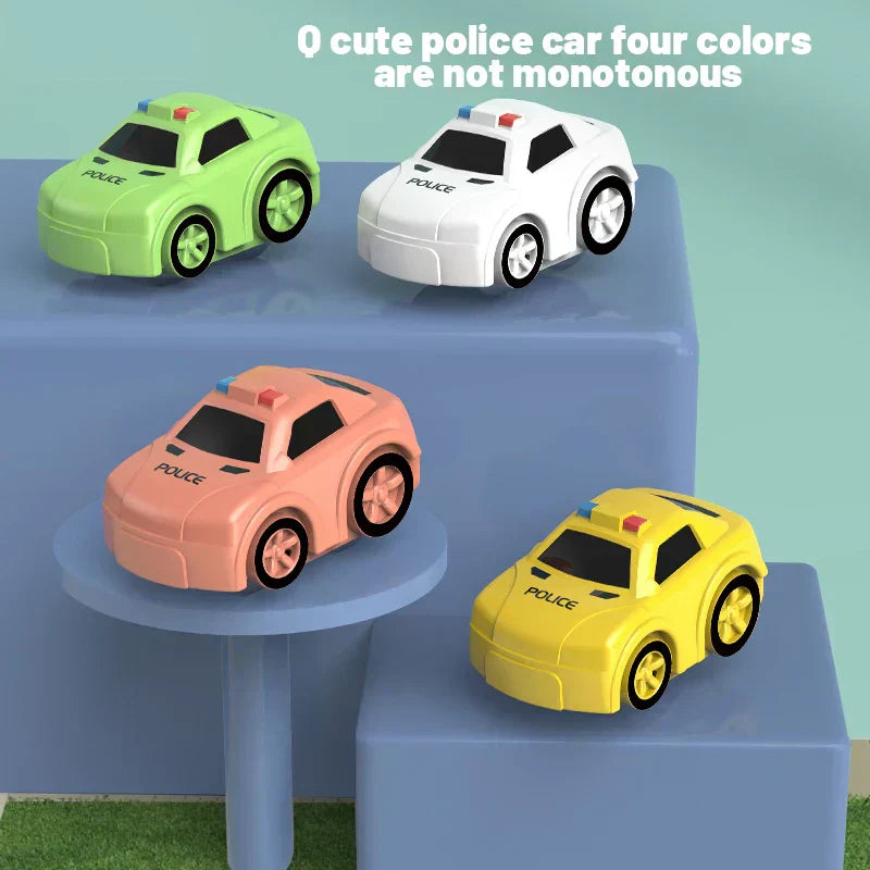 Fun 3D Car Playset with Slide for Children